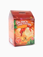 Новогодняя гирлянда «Шар», из ниток, своими руками - Фото 4