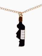 Кулоны парные на цепочке «Сердце и вино», 45 см, красные, чёрные  (артикул 5043340)  большой выбор товаров оптом и в розницу по низким ценам с доставкой