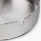 Пепельница из нержавеющей стали, 12×3 см - Фото 4