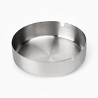 Пепельница из нержавеющей стали, 12×3 см - Фото 3