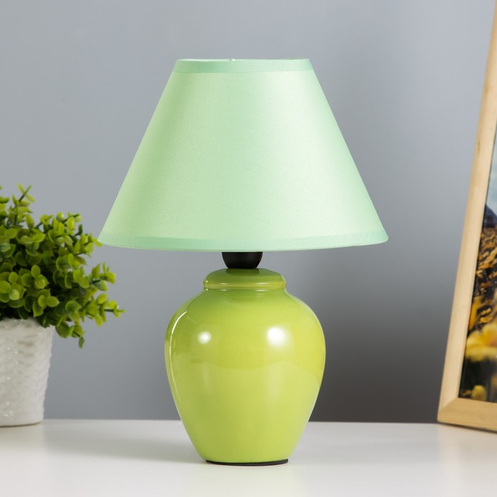 Лампа настольная "Азалия", 220V, зеленая RISALUX - фото 1906772310