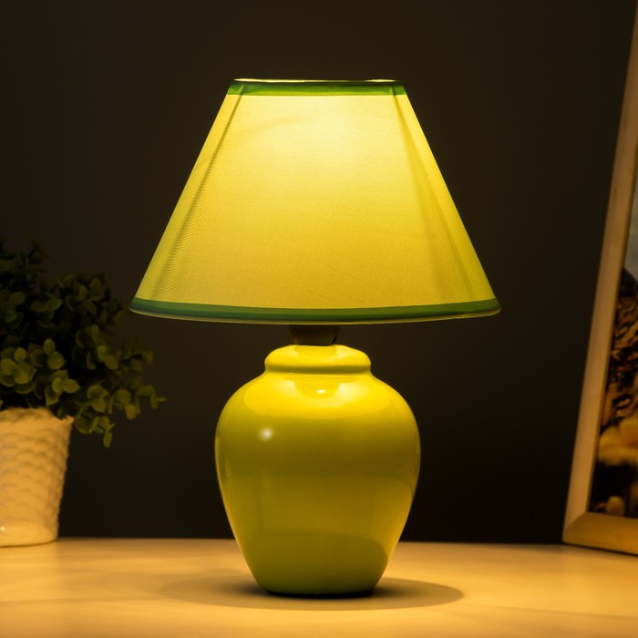 Лампа настольная "Азалия", 220V, зеленая RISALUX - фото 1906772315