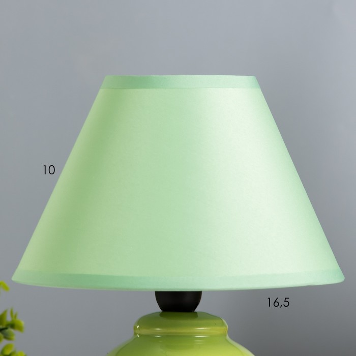 Лампа настольная "Азалия", 220V, зеленая RISALUX - фото 1906772311