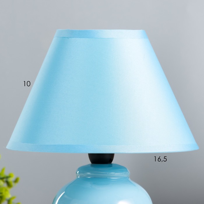 Лампа настольная "Азалия", 220V, синяя RISALUX - фото 1906772317