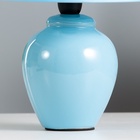 Лампа настольная «Азалия», 220V, синяя RISALUX - Фото 6