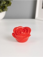 Фигурка светящаяся RISALUX «Роза», LED-ночник, 2 Вт, LR44, красный, 6.6×6.6×4 см - Фото 1