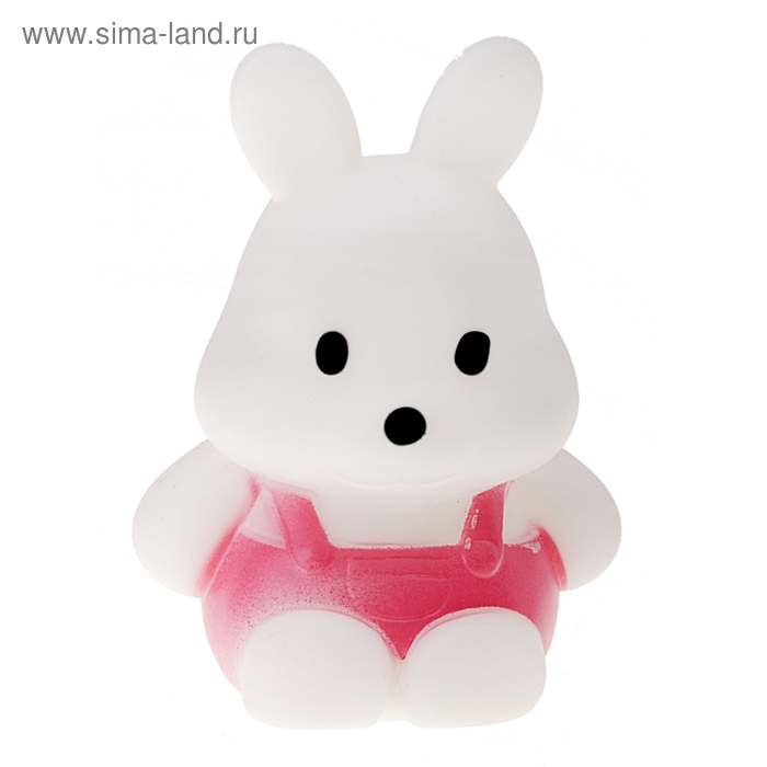 Ночник "Зайчонок белый", 6х8,5 см, пластик - Фото 1