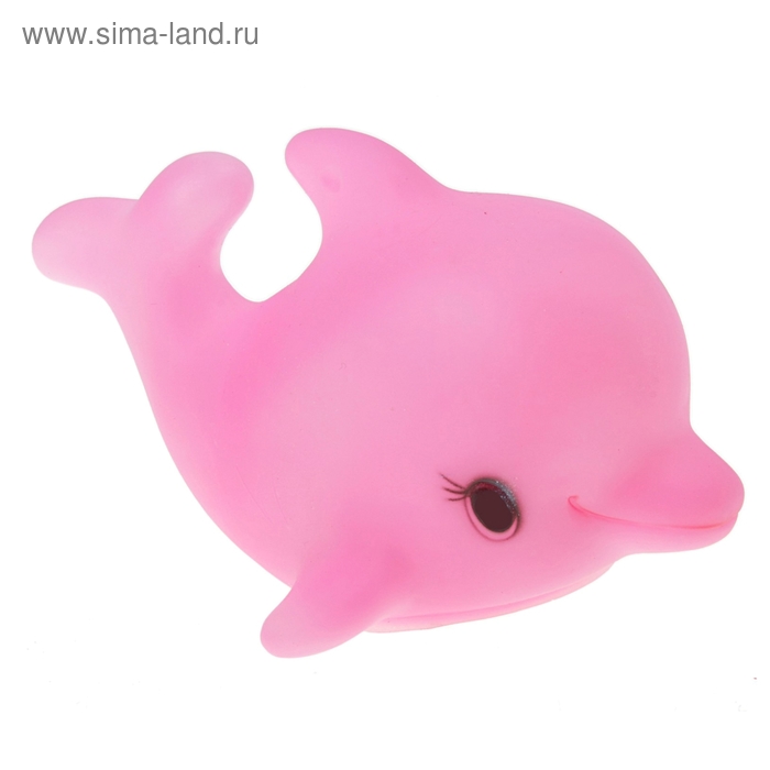 Ночник "Дельфиненок розовый", 9х6 см, пластик - Фото 1