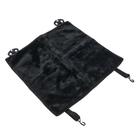 Накидка на переднее сиденье, натуральная шерсть, короткий ворс, черный - Фото 2