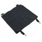 Накидка на переднее сиденье, натуральная шерсть, короткий ворс, черный - Фото 4