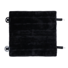 Накидка на переднее сиденье, натуральная шерсть, короткий ворс, черный - Фото 8