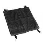 Накидка на переднее сиденье, натуральная шерсть, короткий ворс, серый - Фото 2