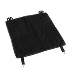 Накидка на переднее сиденье, натуральная шерсть, короткий ворс, серый - Фото 5