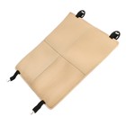 Накидка на переднее сиденье, натуральная шерсть, короткий ворс, бежевый - Фото 11