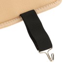 Накидка на переднее сиденье, натуральная шерсть, короткий ворс, бежевый - Фото 12