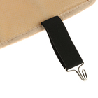 Накидка на переднее сиденье, натуральная шерсть, короткий ворс, бежевый - Фото 17