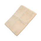 Накидка на переднее сиденье, натуральная шерсть, короткий ворс, бежевый - Фото 10