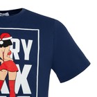 Пижама новогодняя мужская KAFTAN «X-mas», цвет серый/синий, размер 54  (артикул 4972777)  большой выбор товаров оптом и в розницу по низким ценам с доставкой