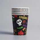 Стакан бумажный одноразовый «Хэллоуин», 6 шт. - Фото 2