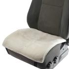 Накидка на переднее сиденье, натуральная шерсть, короткий ворс, белый - фото 3517198