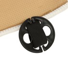 Накидка на переднее сиденье, натуральная шерсть, короткий ворс, белый - Фото 12