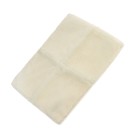 Накидка на переднее сиденье, натуральная шерсть, короткий ворс, белый - Фото 9