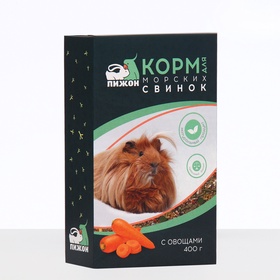 Корм "Пижон" для морских свинок, с овощами, 400 г (комплект 2 шт)