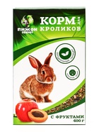 Корм «Пижон» для кроликов, с фруктами, 400 г - Фото 3