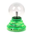 Плазменный шар "Шар на подставке" зеленый 14х7,5 см - Фото 1