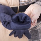 Перчатки женские, безразмерные, без утеплителя, цвет синий - Фото 6