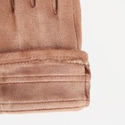 Перчатки женские, безразмерные, без утеплителя, цвет бежевый 5161923