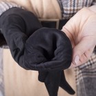 Перчатки женские, безразмерные, без утеплителя, цвет чёрный - Фото 6