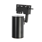 Трековый светильник, под лампу Gu5.3, цилиндрический, чёрный - Фото 11