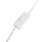 Патрон на гибкой ножке под лампу E27, 20 см, с выкл., белый, 220В - Фото 3