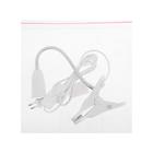 Патрон на гибкой ножке под лампу E27, 20 см, с выкл., белый, 220В - Фото 5