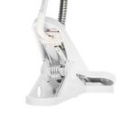 Патрон на гибкой ножке под лампу, E27, 30 см, с выключателем, 220 В, белый - Фото 2