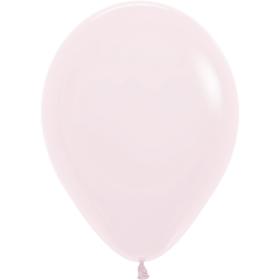 Шар латексный 12", макарунс, пастель, набор 50 шт., цвет нежно-розовый