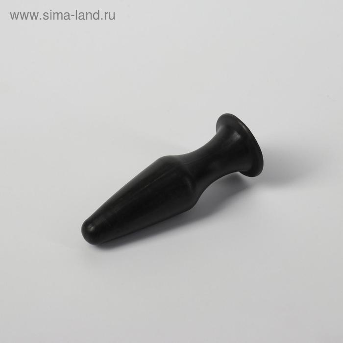 Анальная пробка Sitabella Comfort, PVC, 10,6 х 2,9 см, чёрный - Фото 1