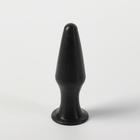 Анальная пробка Sitabella Comfort, PVC, 10,6 х 2,9 см, чёрный - Фото 2