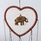 Музыка ветра+ловец снов "Слон в сердце" 4 трубки 52 см - Фото 2