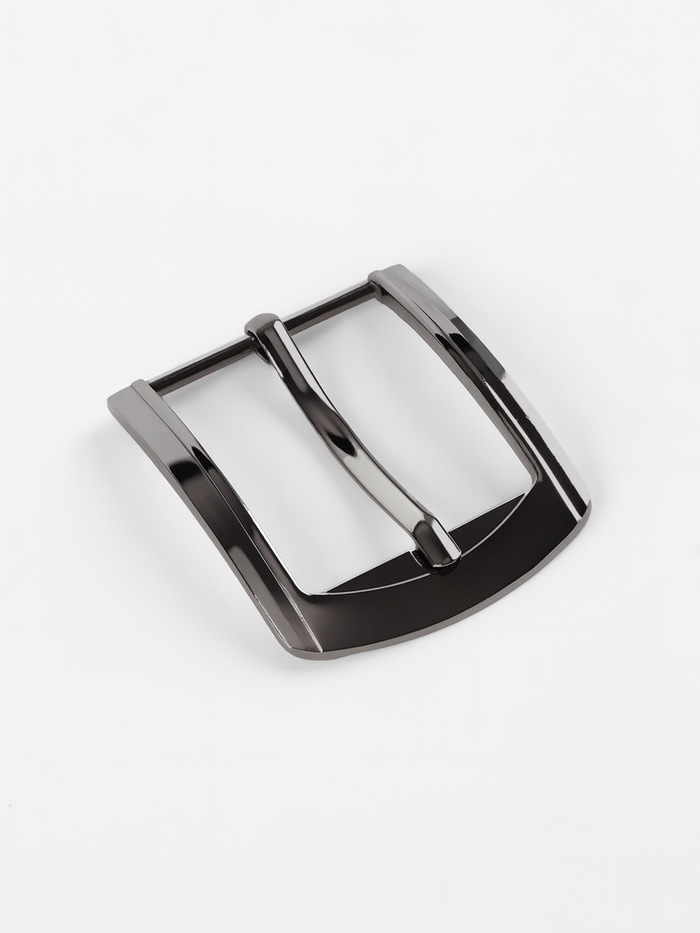 Пряжка для ремня, 6.3×5.5 см, 40 мм, цвет чёрный никель - Фото 1