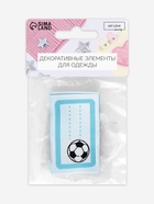 Нашивка именная «Мяч», 5.5×3.2 см, 10 шт., голубая - Фото 6