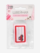 Нашивка именная «Машинка», 5.5×3.2 см, 10 шт., красная - Фото 7