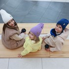 Худи детское MINAKU: Basic Line KIDS, бежевое, рост 110 см - Фото 6
