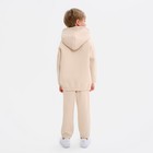 Худи детское MINAKU: Basic Line KIDS, бежевое, рост 110 см - Фото 5