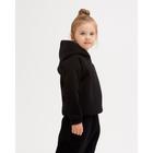 Худи детское MINAKU: Basic Line KIDS, чёрное, рост 140 см - Фото 3