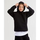 Худи детское MINAKU: Basic Line KIDS, чёрное, рост 152 см - Фото 8