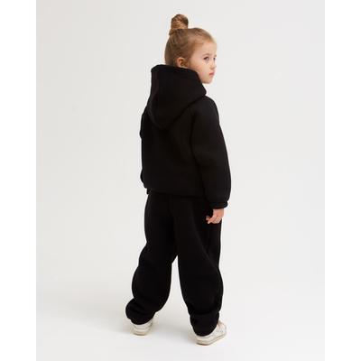 Брюки детские MINAKU: Basic Line KIDS, цвет чёрный, рост 128
