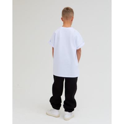 Брюки детские MINAKU: Basic Line KIDS, цвет чёрный, рост 128