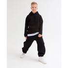 Брюки детские MINAKU: Basic Line KIDS, цвет чёрный, рост 146 - Фото 8